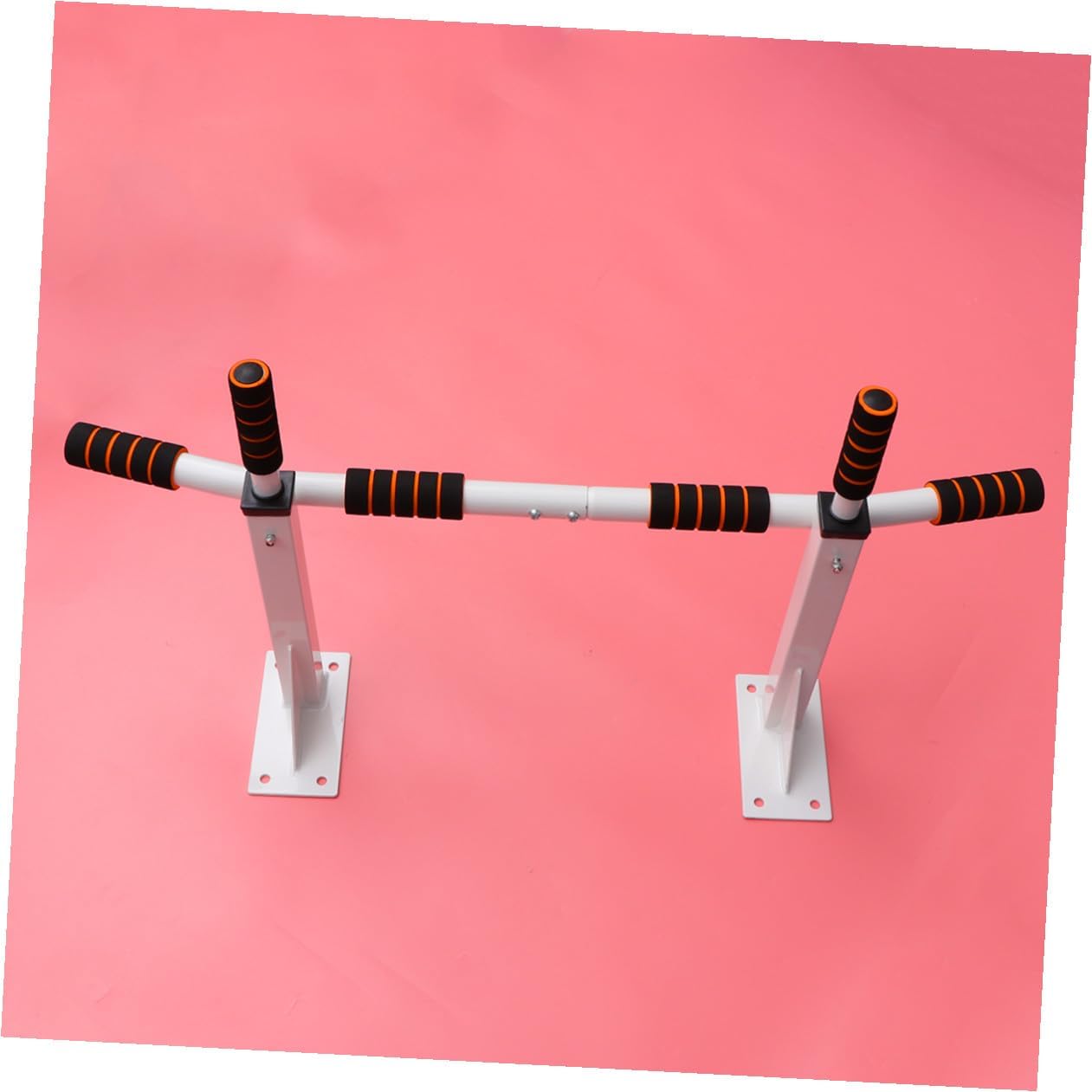 GALPADA Doorway Pull up Bar Chin up Bar Heavy Duty Steel Indoor Strength Training Upper Body Exercise White