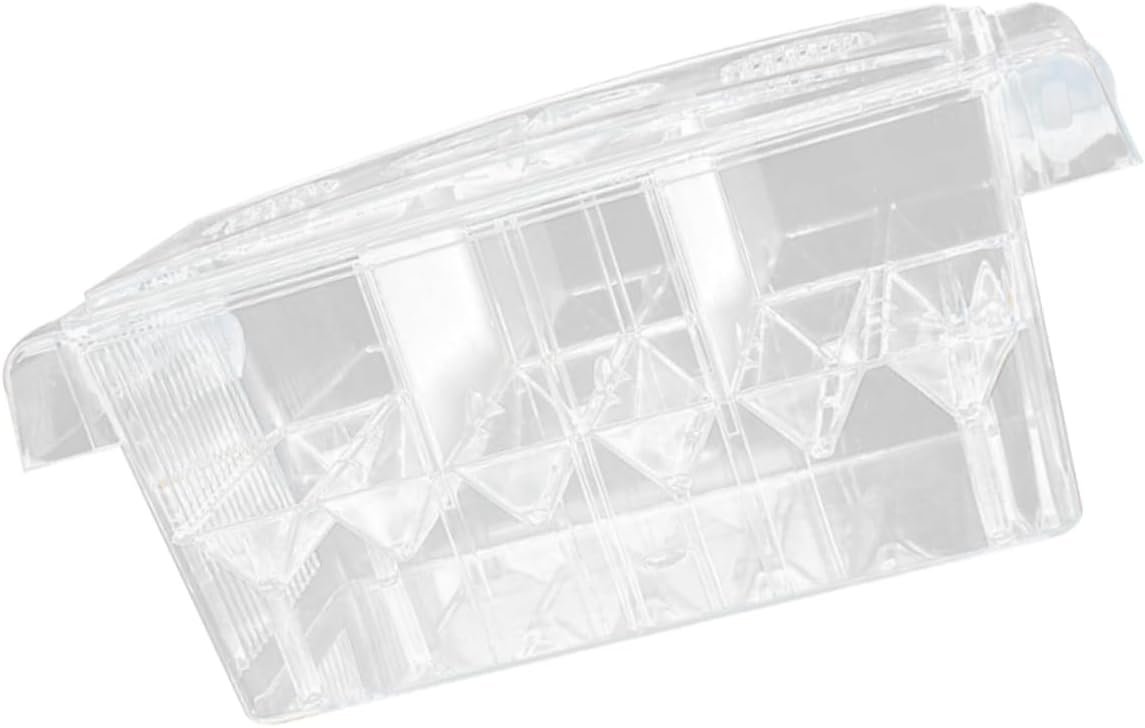 WOONEKY Aquarium Incubator Box 3 Room Breeding Tank for Fish Suction Cup Mount Acrylic Transparency Protecting Eggs Fish Hatching Boxes