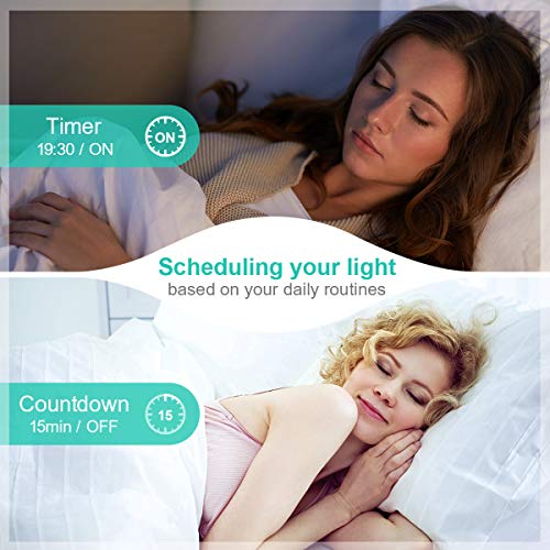 Smart Switch Wifi Light Switch No Hub Required, Light Switch Alexa Compatible With Google Assistant Requires Neutral Wire,Timer Schedule, Kuled K36 4Pack #TOP3