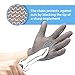 Schwer ProGuard-X Highest Level Cut Resistant Stainless Steel Metal Mesh Chainmail Glove PM5201 Butcher Glove for Meat Cutting Food Processing Knife Sharpening Oyster Shucking Kitchen Fish Fillet, L