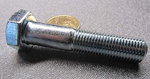 8.8 Zinc Steel Hex Bolts PT M14 x 1.5 mm x 65 mm Long 3 pcs