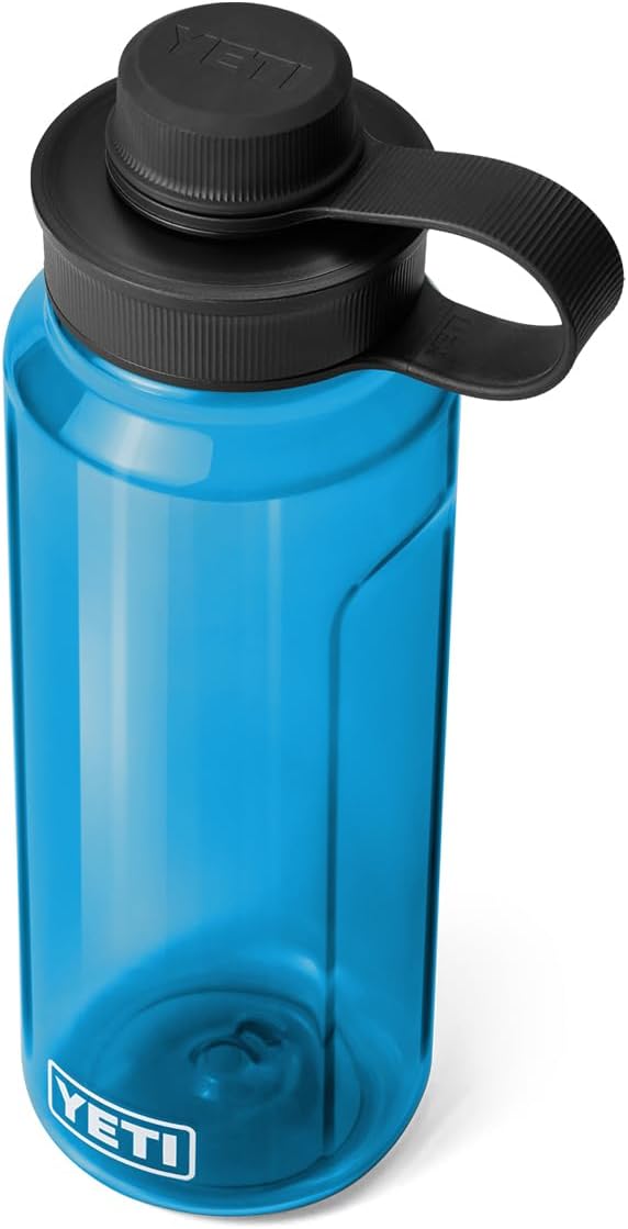 YETI Yonder Water Bottle with Yonder Tether Cap, Lightweight, Leakproof and BPA-Free