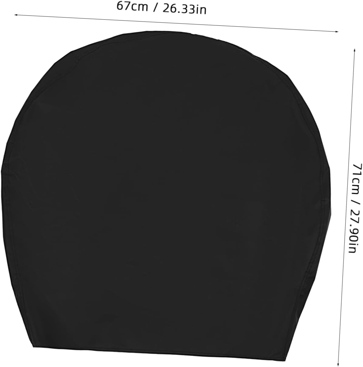 PartyKindom 4pcs Tire Covers Durable Oxford Cloth Wheel Protectors for Truck SUV Rv and Trailer Easy to Install Uv Resistant Fits Tires Diameter