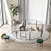 HOMCOM PawHut Parque Mascotas 8 Vallas 80x60cm Jaula Valla Corral con Puerta...