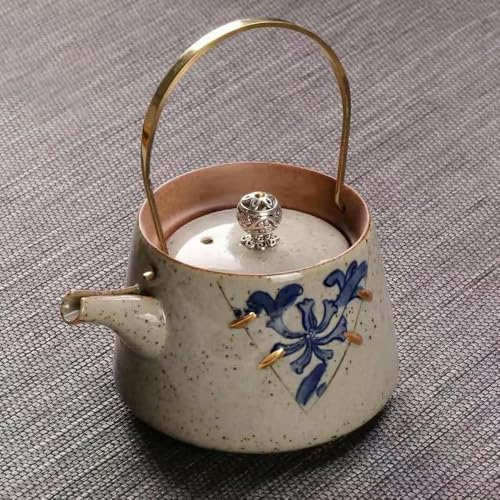 ADAOQIN Tetera Retro con viga elevadora para té, teteras, teteras, Juego de té Puer y café, Samovar, gaiwan, Taza de té