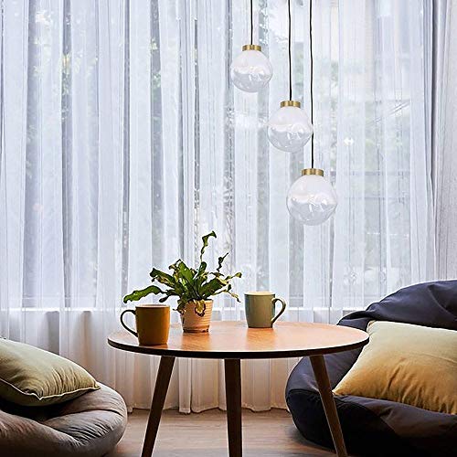 Lámpara de araña industrial nórdica en cristal soplado para comedor formal 6