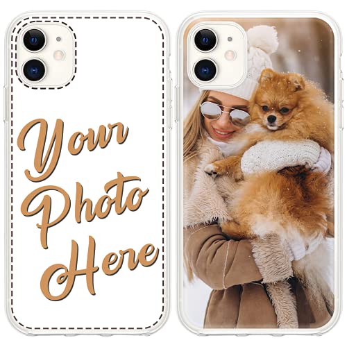 Personalized Phone Case Customized Picture Design Your Own Cover Photo Custom Compatible with Samsung Galaxy S9 S10 S20 S21 iPhone 6 6s 7 8 Plus SE 2022 X XS XR 11 12 Mini Pro Max