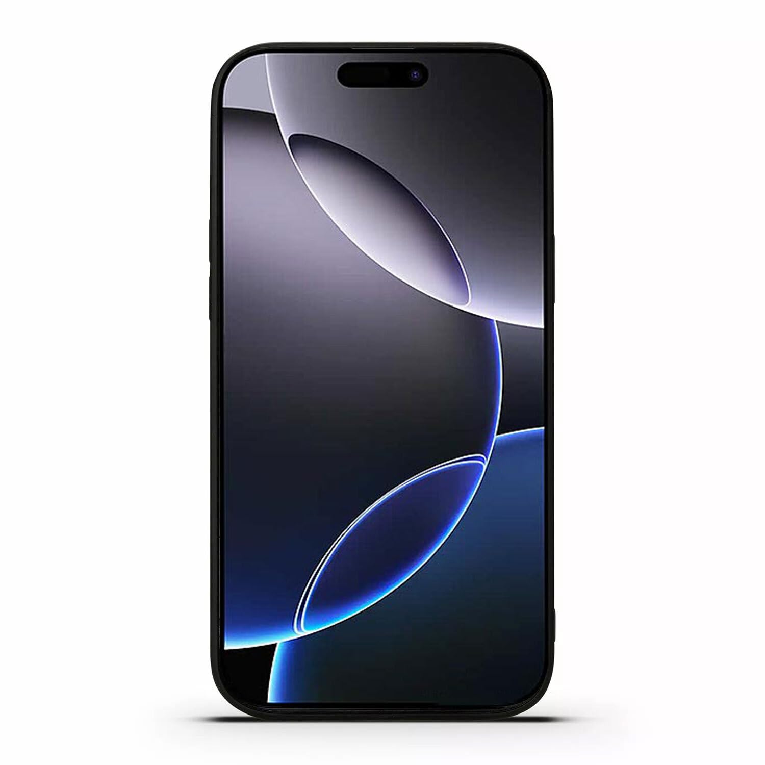Generic Funda compatible con iPhone 15 (color: negro), cartera de piel, correa de mano, funda trasera de silicona