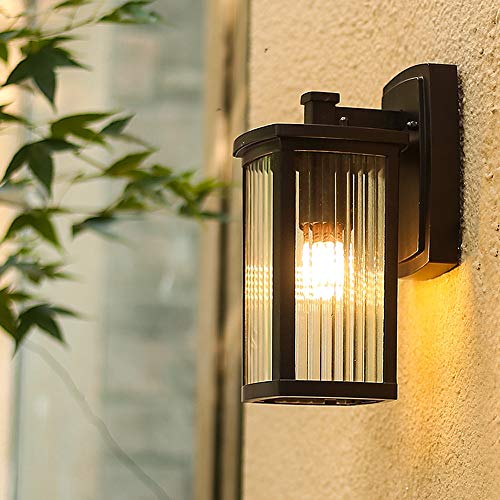 Lanterne de mur d'extérieur anti-pluie applique LED 1-Light durable - 3