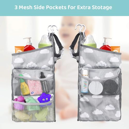 Hanging Diaper Caddy, Baby Diaper Stacker, Nursery Organiser - Image 5