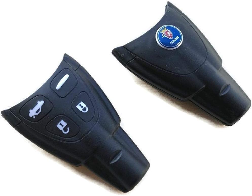 9-3 Remote Ke y Fob Original Quality Shell Case, Replacement Ke y Case, Part with Logo Saab