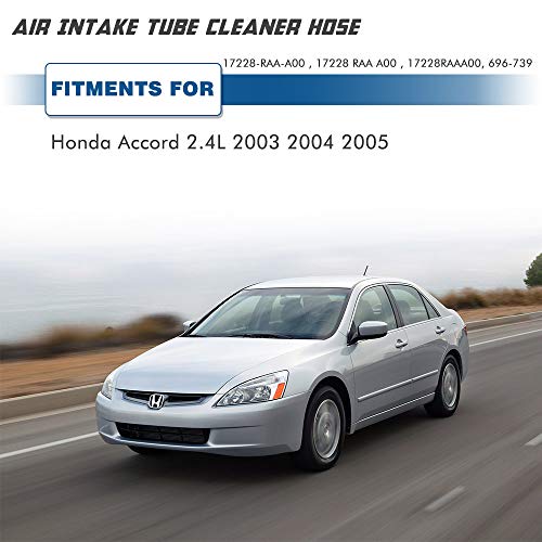 Air Intake Hose Compatible With Honda Accord 2003 2004 2005 2006, 2007 2.4L 17228-Raa-A10 17228 Raa A10 17228 Raa A00 17228Raaa00 696-739 #TOP3