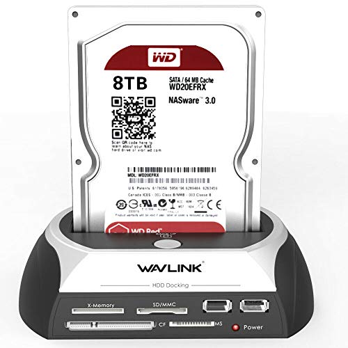 Dock Station Para HD com Leitor de cartões WavLink C1