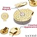 Jebor Golf Ball Markers with Hat Clips and Storage Box Value Sets for Men Women Golfer, Removable Attaches Easily to Golf Cap Premium Gifts Golf Ball Marker hat Clip