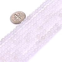 Vista 104 de JOE FOREMAN Cuentas redondas de piedra natural de jade rosa de 0.315 pulgadas para hacer joyas, cuentas de 15 pulgadas, piedras semipreciosas