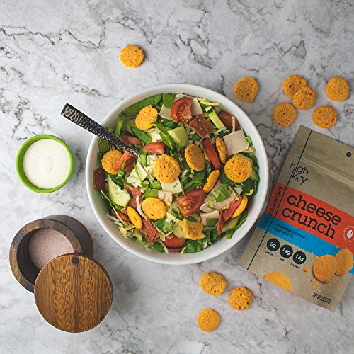 Low Carb, Gluten Free, High Protein Healthy Cheese and Egg Snack - Savory, Keto & Diet Friendly Cheese Crunch with Natural Ingredients, Variety Pack of 4, 2.25oz Bags (Cheddar, 4, 2.25 OZ Bags)