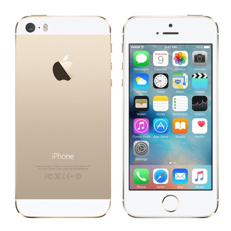 Image of Mobile Phone 5s Gold 16GB Storage Compatible for Apple iPhone with Warranty (1 Year)