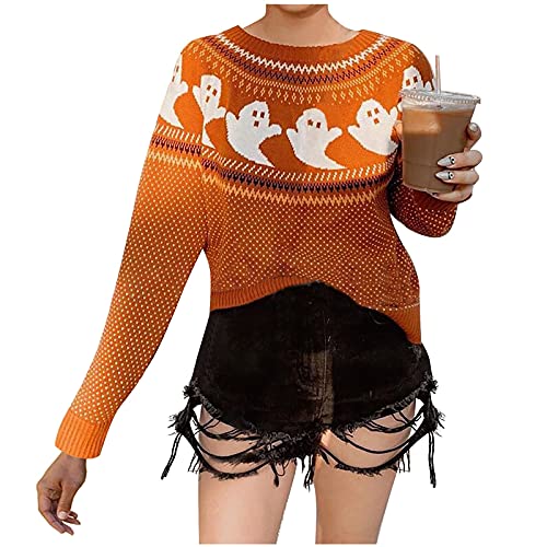 Sweat à capuche zippé coton fille orange résistant aux lavages