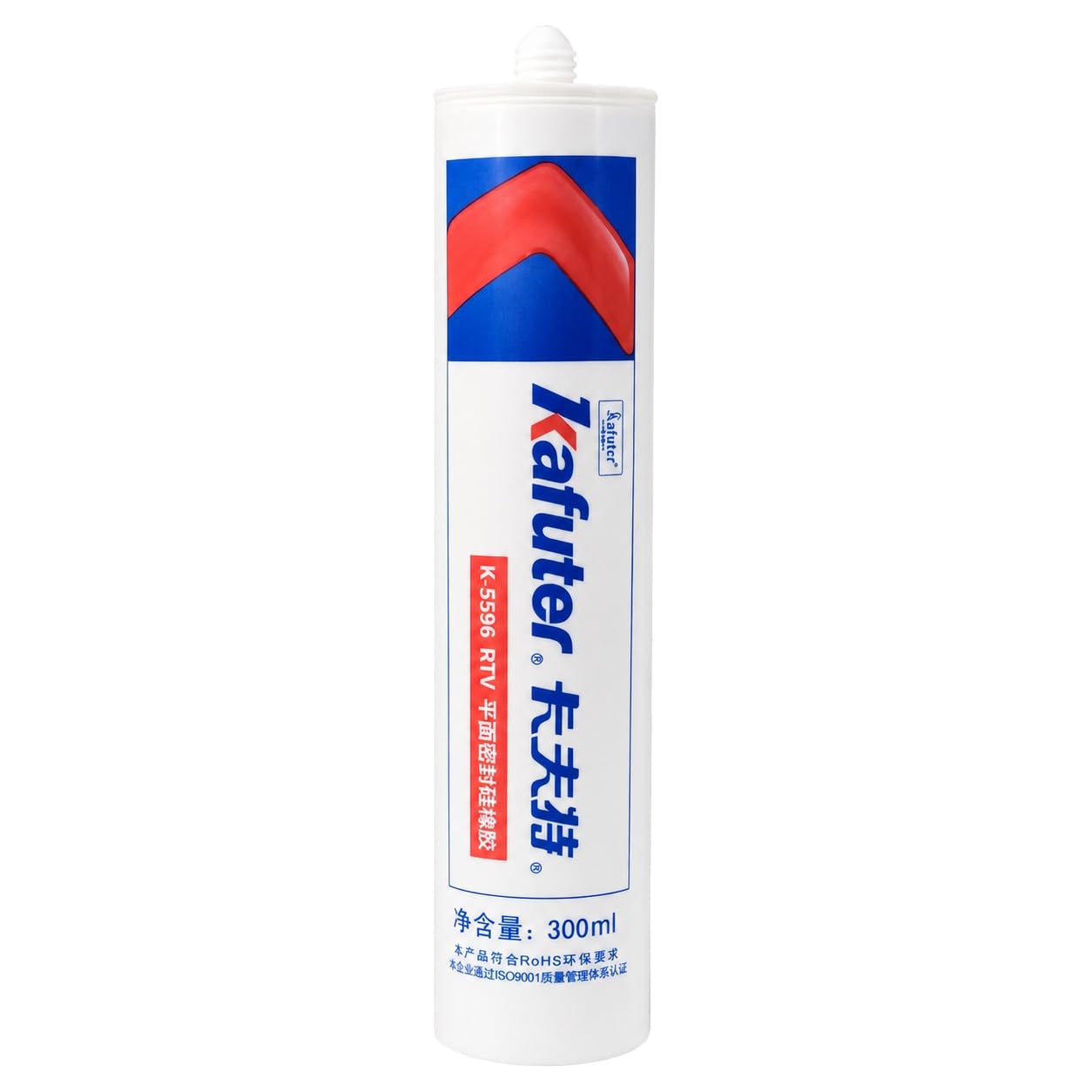 VIDOO Kafuter K-5596 Adhésif d'Étanchéité Rouge 300ml, Colle Pâte Mastic pour Bride de Pompe à Eau et Enrobage