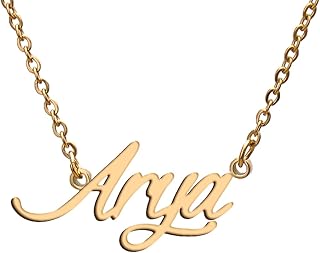 Name Tag Necklaces for Her His Friends Familys Relationship Memory Jewelry Gift