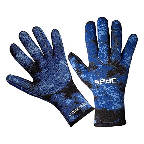 Seac Anatomische Camo Handschuhe, 3,5 mm Neopren Tauchhandschuh Cover