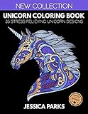 Unicorn Coloring Book: 35 Stress Relieving Unicorn Designs For Anger Release, Adult Relaxation And Meditation (Adult Coloring Books by BRH OU)