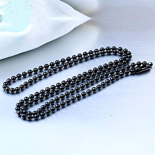 Men's Women's Stainless Steel Simple Small Bead/Round Box/NK/Coffee Bean/Flower Pot Chain Necklace2