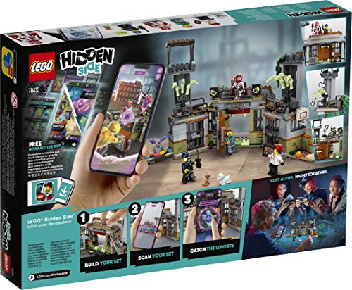 LEGO- Prisión Abandonada de Newbury Hidden Side Aplicación AR, Set de Juego de Realidad Aumentada Multijugador Interactivo para iPhone/Android, Multicolor (70435)