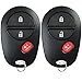 2Pcs Car Key Fob Replacement,Mushan Keyless Entry Reomote Key for GQ43VT20T Fits Toyota Highlander 2007-2015,Sequoia 2008-2016,Sienna 2004-2016,Tacoma 2005-2016,Tundra 2007-2016
