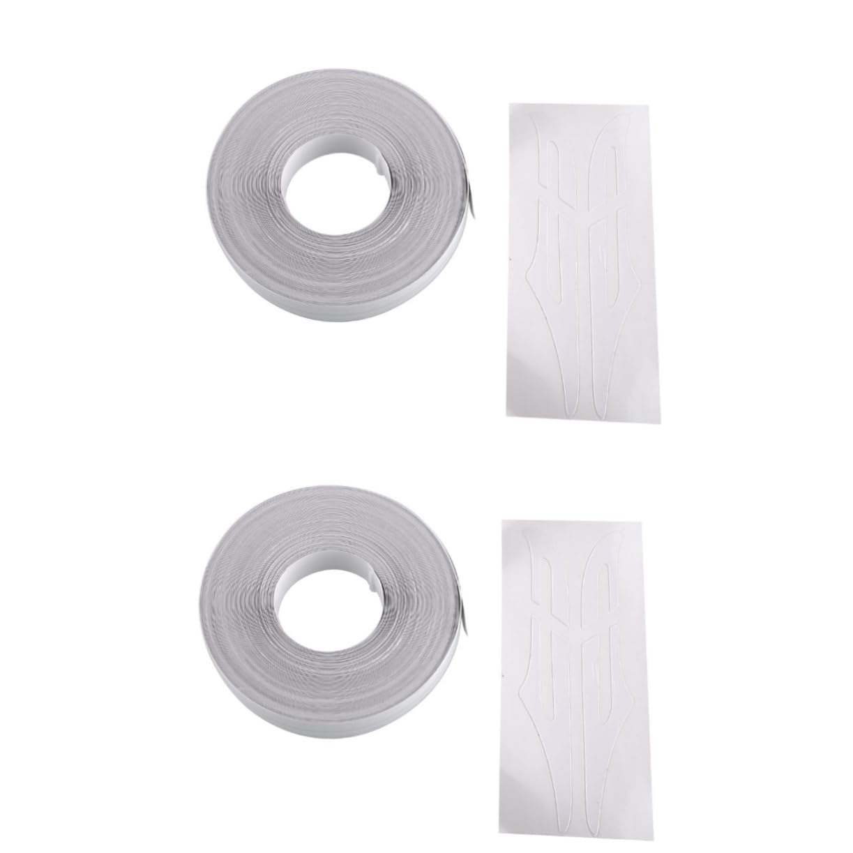 2pcs Pinstripe Tape Decal for Cars 980x1.2cm Auto-Grade Adhesive Universal Fit Waterproof PVC Sun Protection Discoloration- Stickers