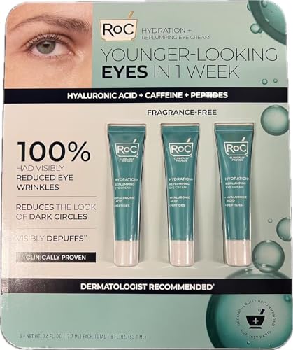 Hydrate and Plump Eye Cream 0.6 oz 3-pack