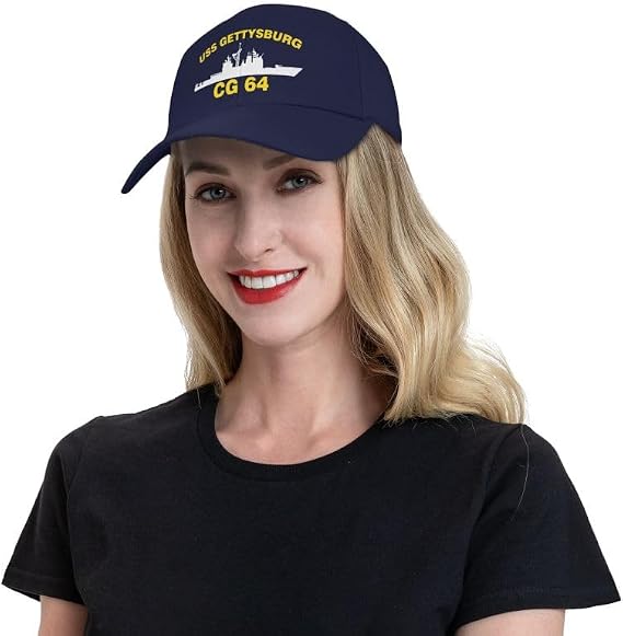 USS Gettysburg CG 64 Flag Baseball Caps-Denim Hats Fisherman's hat Knitted hat