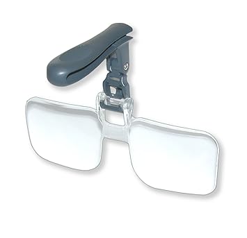 Carson Optical VisorMag 2.25x Power (5.00 Diopters) Clip-On Magnifying Lens for Hats VM-14