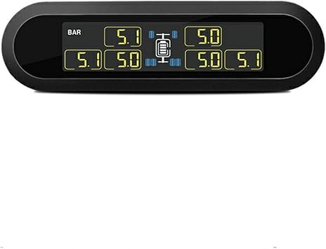 CAREUD T650 Solar Bus RV Truck TPMS Wireless Tire Pressure Monitoring System With 6 External Internal Sensors Max 199 PSIExternal