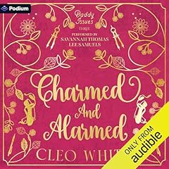 Diseño de la portada del título Charmed and Alarmed
