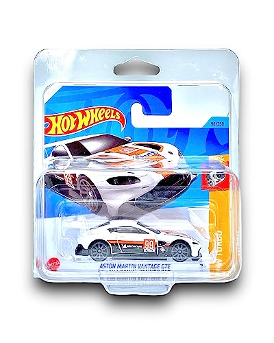 Hot Wheels Aston Martin Vantage GTE (White & Orange (GULF)) 2/5 HW Turbo, 2023-98/250 (Short Card)