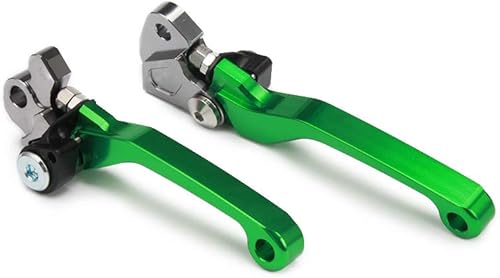 Miniatura 9 de YSMOTO Palancas de moto de cross palancas de freno plegable para KX65 00-20 KX85 KX100 01-20 KX125 00-05 KX250 00-04 KX250F 04 2004 Negro