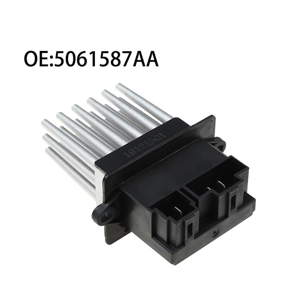 Car Heater Fan Resistor 5179985AA 5061587AA 68052436AA Compatible with Jeep Grand Cherokee Commander Liberty Car Blower Motor Resistor 05061587AB