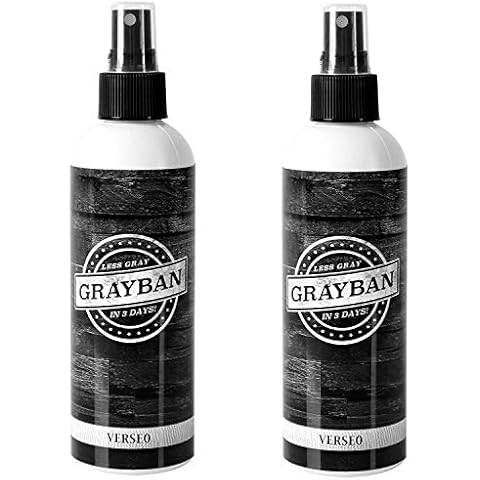 GrayBan Natural Hair Color Restorer (2 Bottles) Cover
