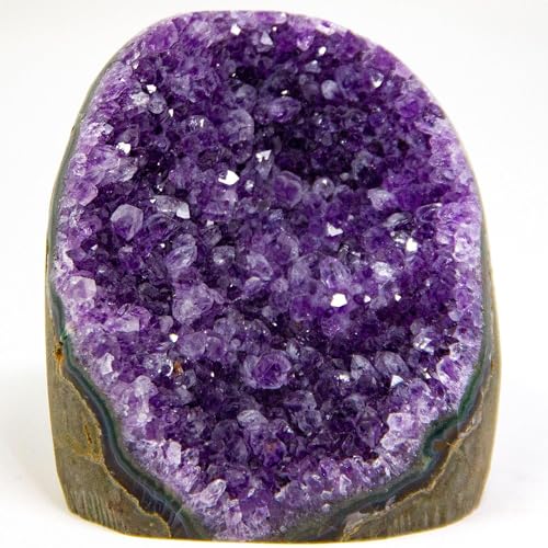 Extreme Rocks & Fossils Amethyst Cluster - 5 to 6 lb. Cluster with Polished Edges. Powerful, Deep Purple Crystals. Geode from Uruguay - Thumbnail 5