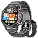 LIGE Smartwatch Herren mit Telefonfunktion, 1,39 Zoll Militär Smart Watch mit 24H Herzfrequenz, Blutdruck, Schlafdauer, 100+ Sportmodi Fitnessuhr, 300+ Zifferblätter, IP67 Wasserfest, Schwarz