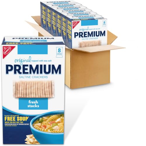 Premium Fresh Stacks Original Saltine Crackers, 48 Multi Snack Packs - image 1