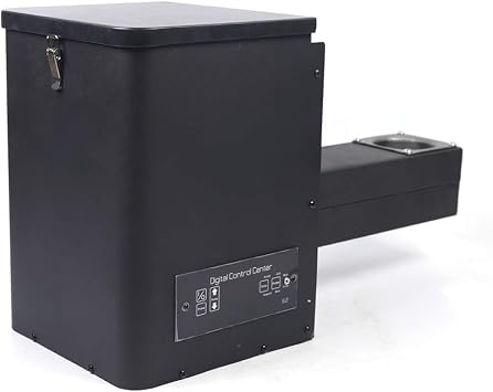 Smoker Hopper Assembly Kit, Electric Wood Pellet Smoker Grill Part,Electric Pellet Smoker Digital Smoker with Digital Temperature Controller,Digital Display for Grill Button type