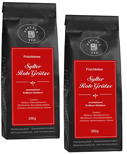 Sylter Rote Grütze 2 x 100g (49,75 Euro / kg) Paulsen Tee Früchtetee rückstandskontrolliert Cover
