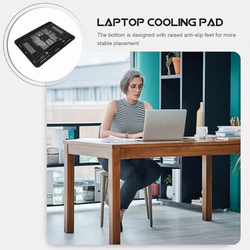 Base enfriadora para laptop con ventilador ajustable miniatura 6