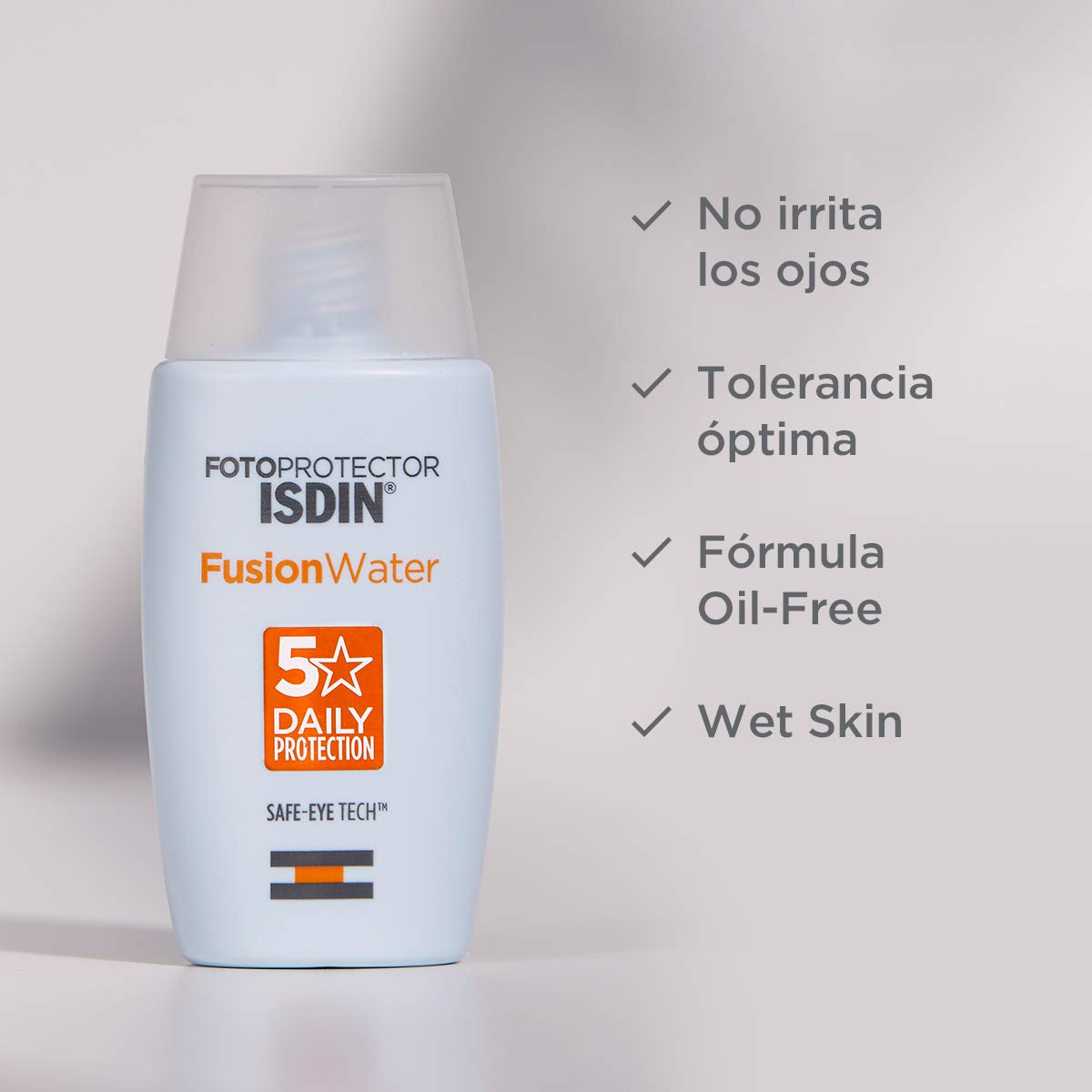 Isdin Fusion Gel SPORT SPF 50+, fotoprotector Corporal refrescante, Wet Skin, 100 ml + Fusion Water SPF 50 - Protector solar facial de fase acuosa para uso diario, 50 ml