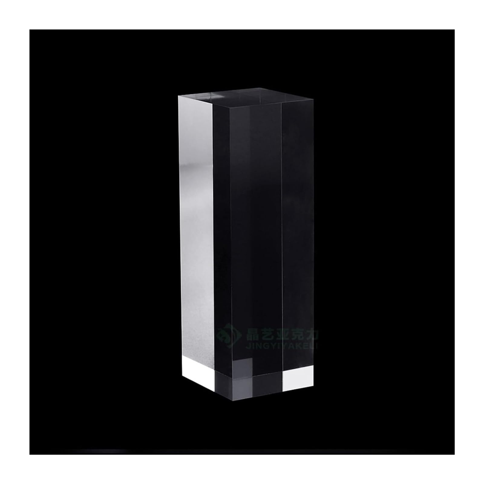 LQZAXSRDR Clear Acrylic Display Block, Acrylic Display Block And Square Cube Stand Clear Solid Polished 9-30cm(30cm)