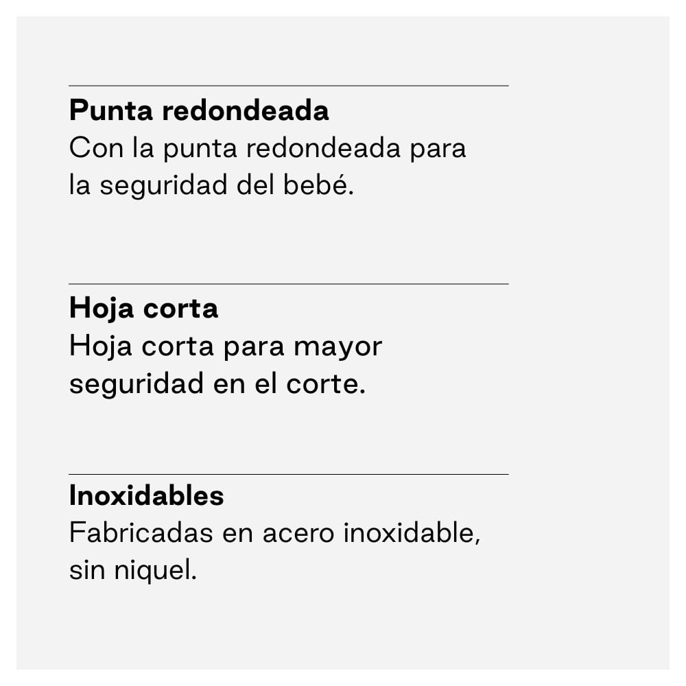Jané Tijeras Cortauñas para Bebé y Recién Nacido, Punta Redondeada y Hoja Corta, Acero Inoxidable, Ergonómico, con Capuchón de Seguridad, Verde — view 4