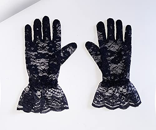 Mecamelon Girls Vintage Cruella Halloween Costume Dress Up Dalmatian Print Outfit (6-7 Years, White) #TOP5