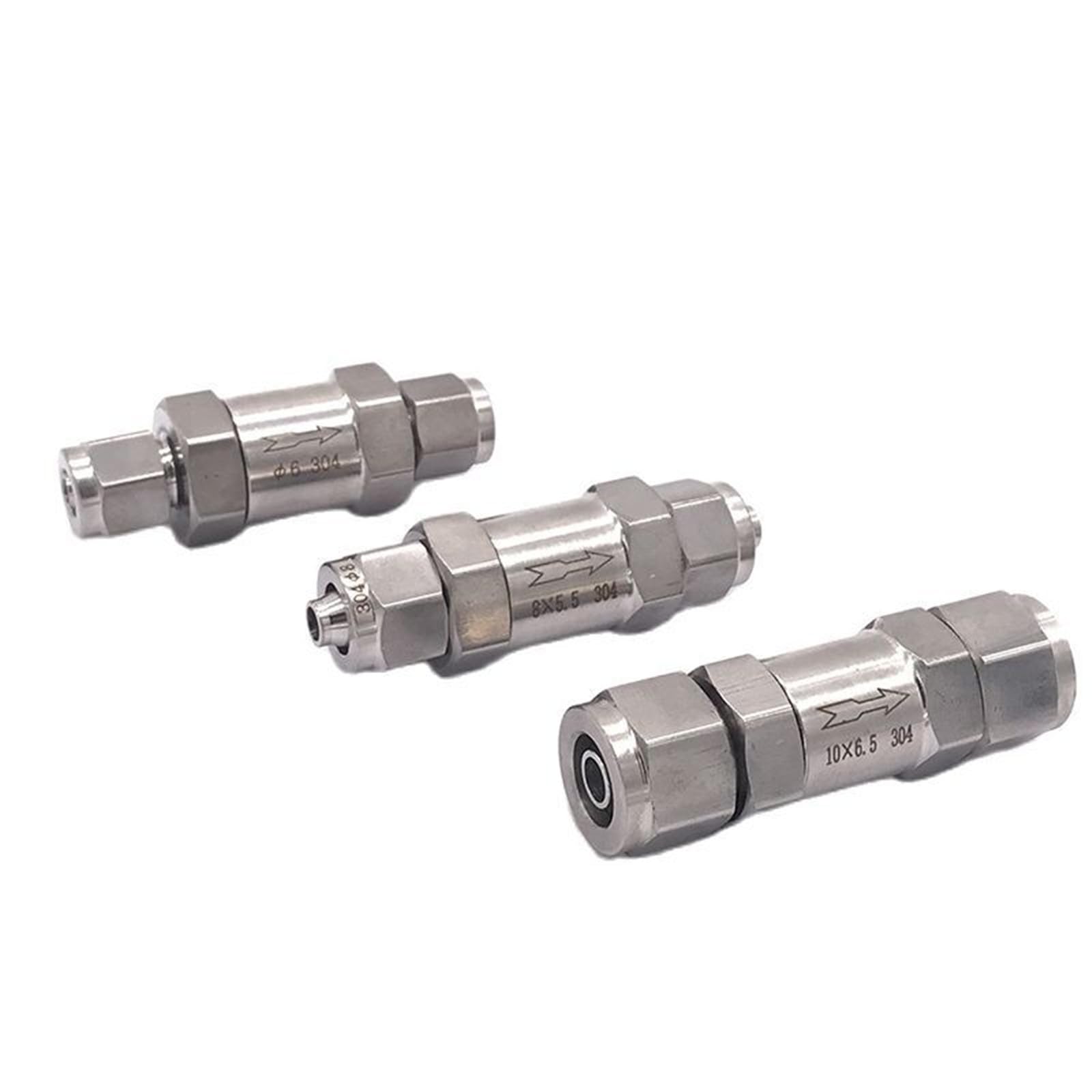 Clapet anti-retour tuyau PU 6mm 8mm 10mm raccord rapide pneumatique valve